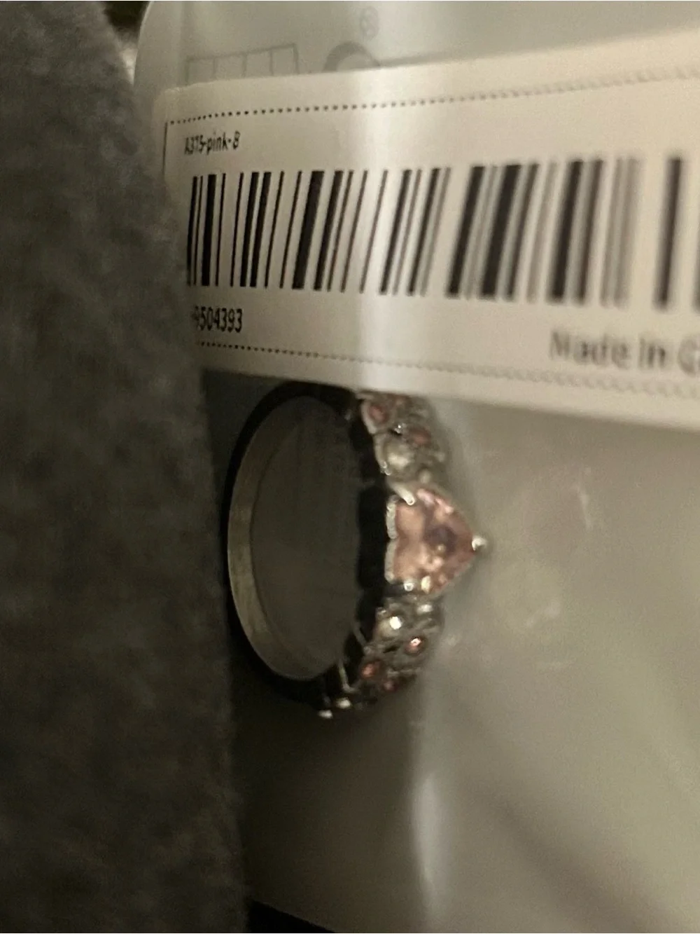 Set of 5 Silver Rings w/ Crystals  Wear Them & Share Them